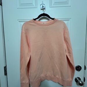Pink Crewneck Sweatshirt Relaxed Fit